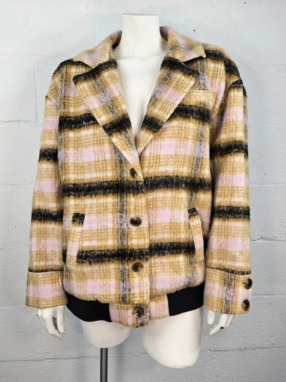 For Love & Lemons Rachel Plaid Jacket
